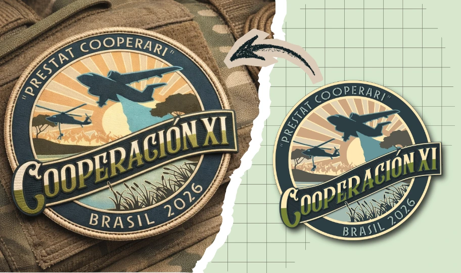 Patch Militar "Cooperación XI"