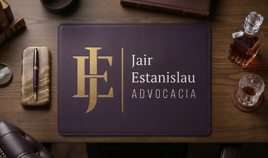 Logotipo 'JE Advocacia'